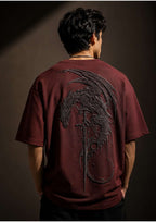Red Dragon Premium Oversized T-Shirt