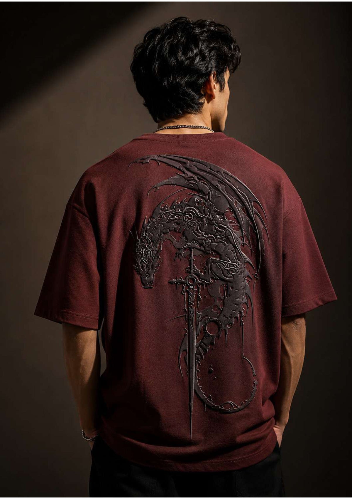 Red Dragon Premium Oversized T-Shirt