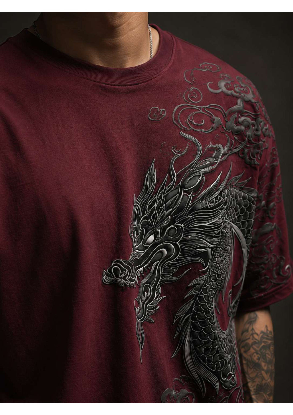 Red Dragon Premium Oversized T-Shirt