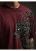 Red Dragon Premium Oversized T-Shirt
