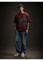 Red Dragon Premium Oversized T-Shirt