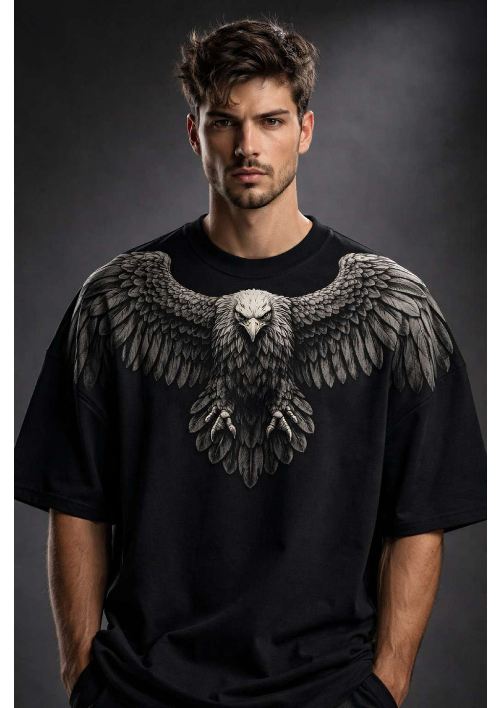 Freedom Eagle Relaxed Oversized T-Shirt