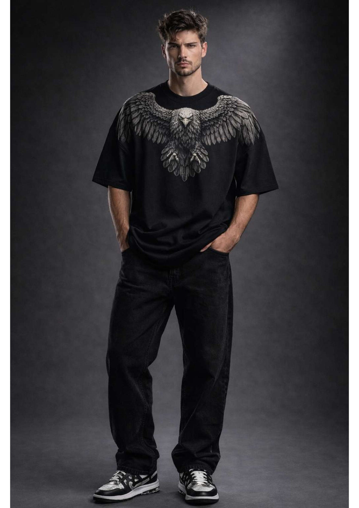 Freedom Eagle Relaxed Oversized T-Shirt
