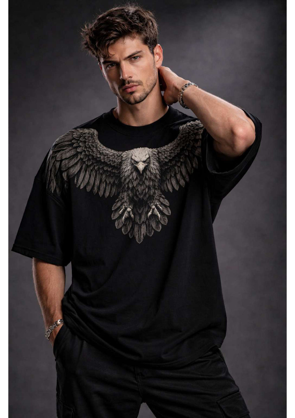 Freedom Eagle Relaxed Oversized T-Shirt