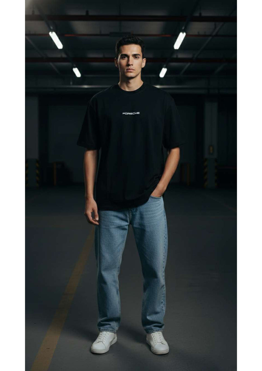 Porsche Printed Oversized T-Shirt