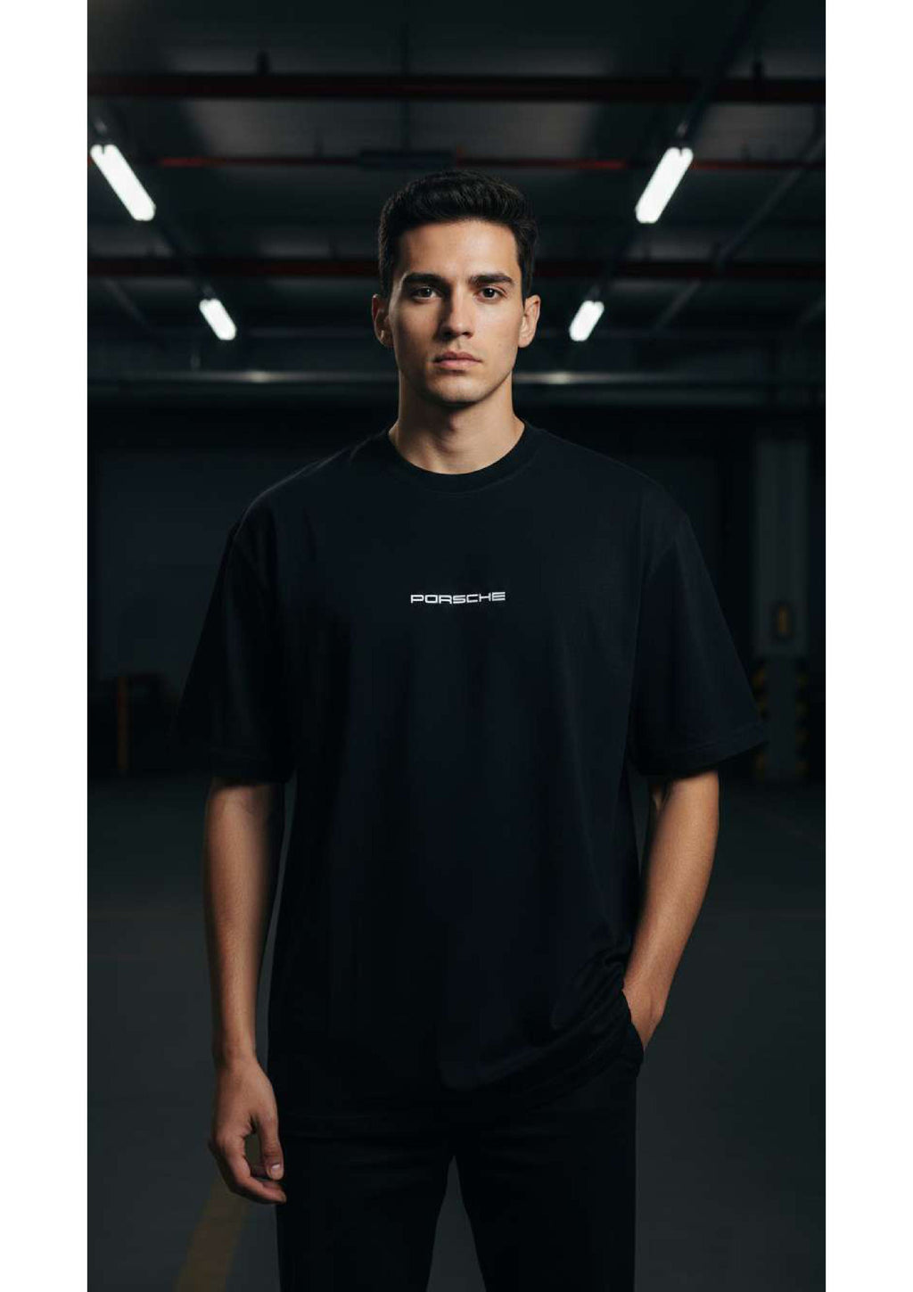 Porsche Printed Oversized T-Shirt