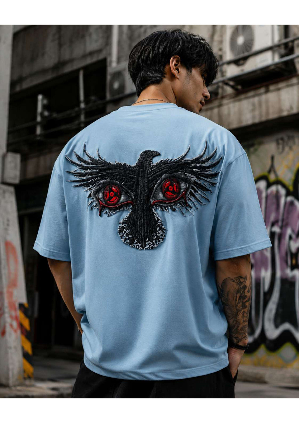 Dangerous Eye Bird Oversized T-Shirt