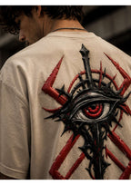Dangerous Red Eye Oversized T-Shirt
